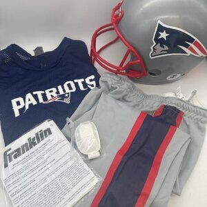 NEW ENGLAND PATRIOTS YOUTH  NFL Football Uniform Set Helmet, Jersey, Pan…